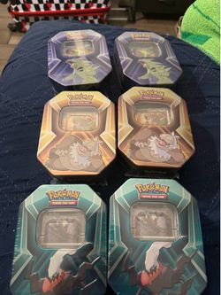 Pokemon tins sealed
