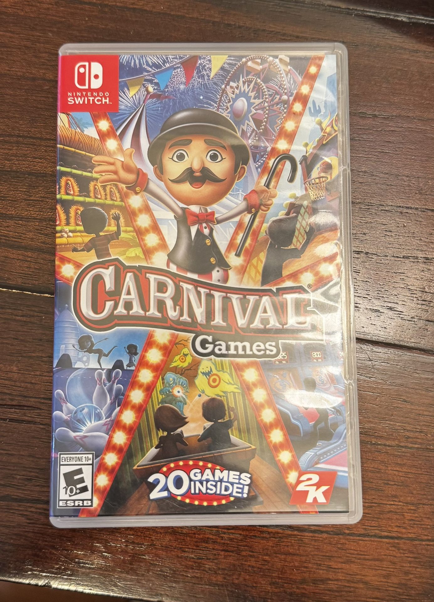 Nintendo Switch Game - Carnival Games. Like New!