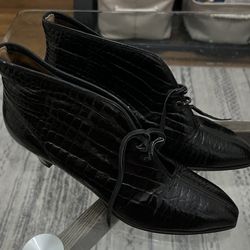 Custom women's black boots size 5 1/2 Designs by Erins