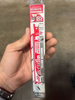 Diablo 6” 10tpi 10 pack