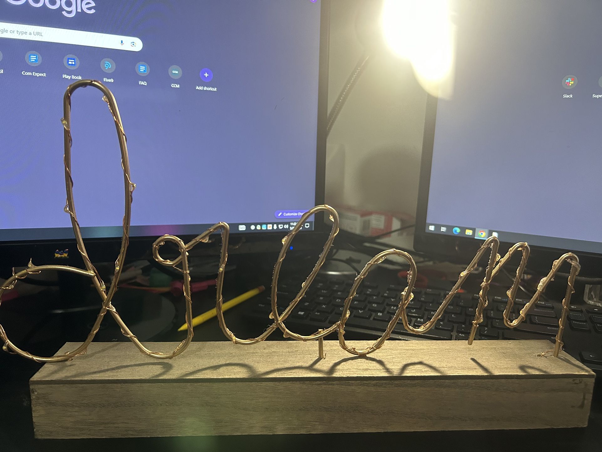 Light Up “Dream” Decor