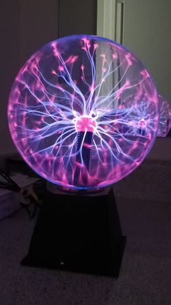 Vintage glass lamp