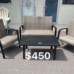 4 Piece Outdoor Patio Set