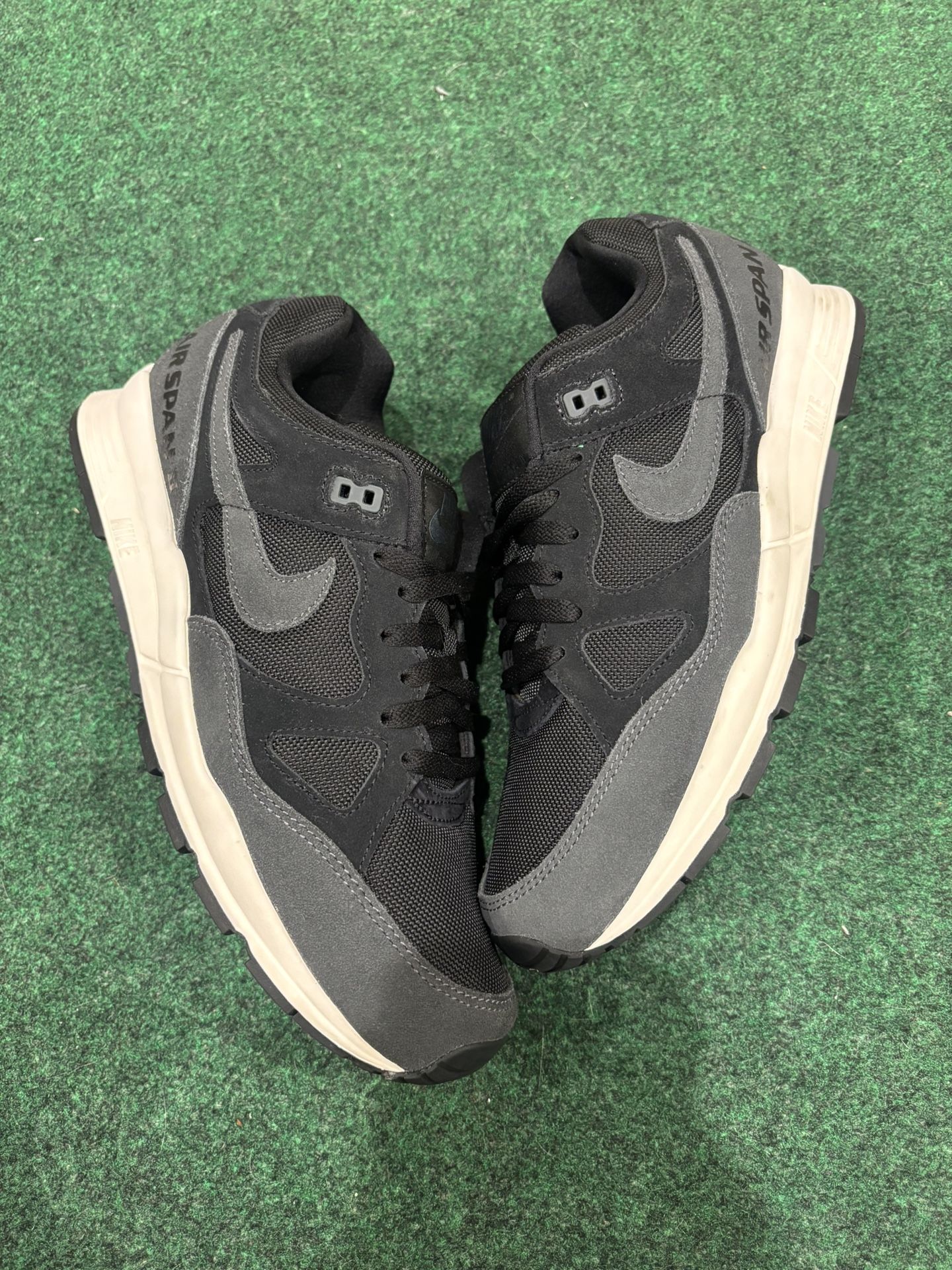NIKE AIR SPAN BLACK GREY SIZE 11
