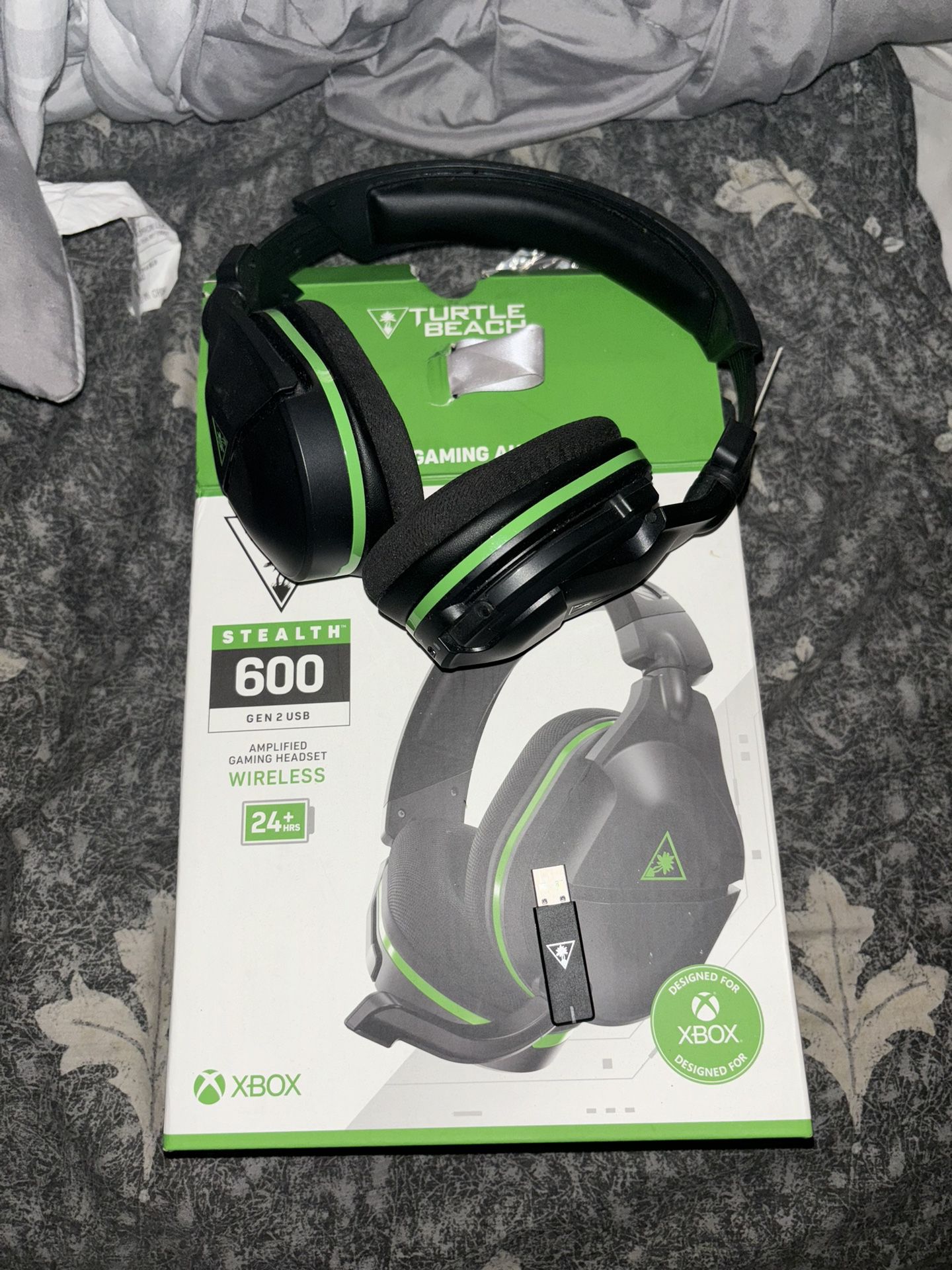 Turtle Beach Stealth 600 Gen 2 USB Wireless Amplified Gaming Headset - Licensed for Xbox - 24+ Hour Battery, 50mm Speakers, Flip-to-Mute Mic, Spatial 