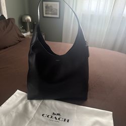 Coach Brooklyn 39 Black Shoulder Bag 