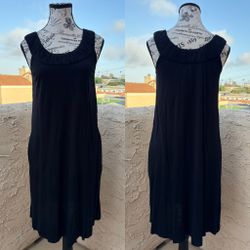 Michael Stars Luxe Maggie scoopneck jersey knit A-line dress size 1 small NWT