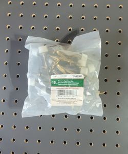15-Pack Rigid Doorstops - Brass