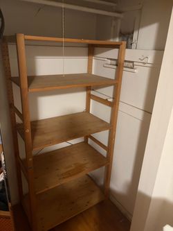Wooden Freestanding Shelving Unit