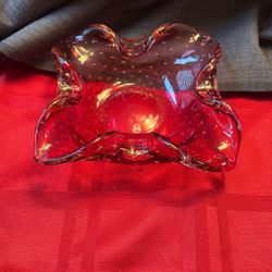 Certified Murano Glass Bowl