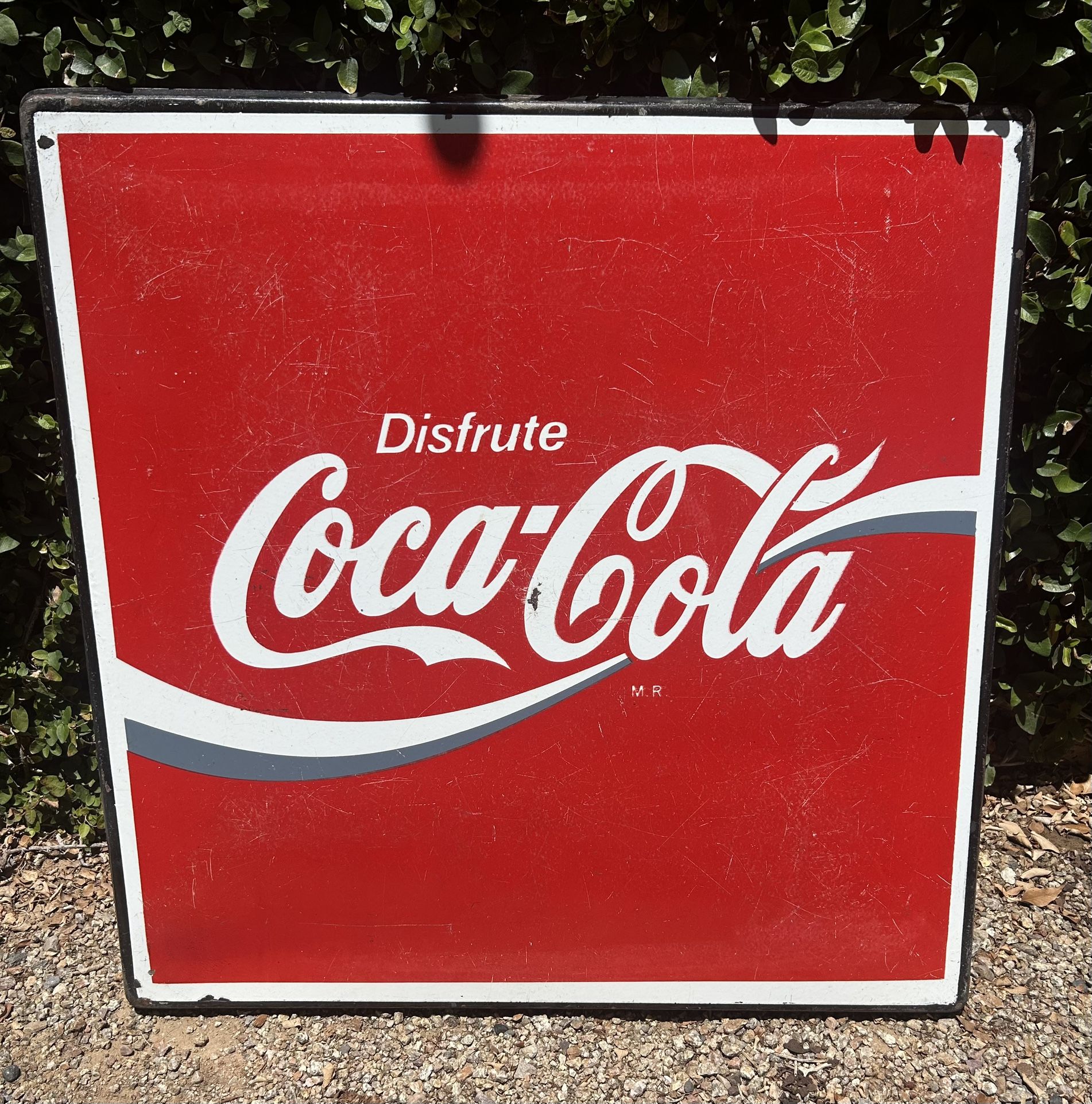 Metal Mexican Coca Cola Sign
