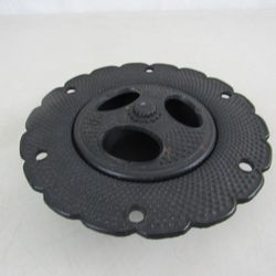 Japanese Nambu Tekki Round Vintage Cast Iron Incense Burner/Ash Tray


