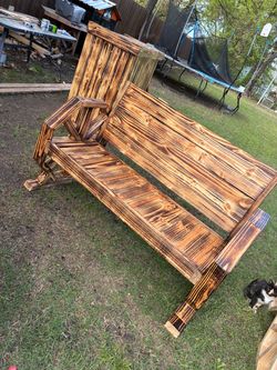 Rustic benches