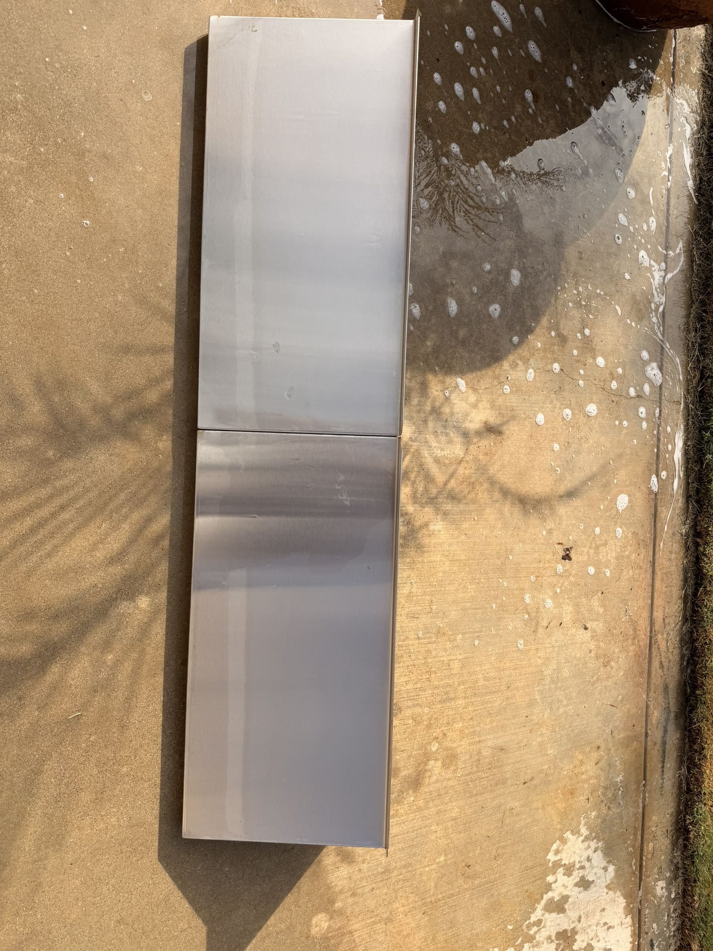 2’ X 1’ Stanless Steel Wall Mount Shelves Have 2