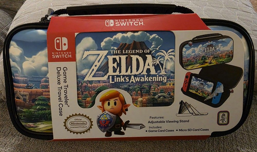 Game Traveler Deluxe Travel Case for Nintendo Switch, The Legend of Zelda: Link's Awakening
