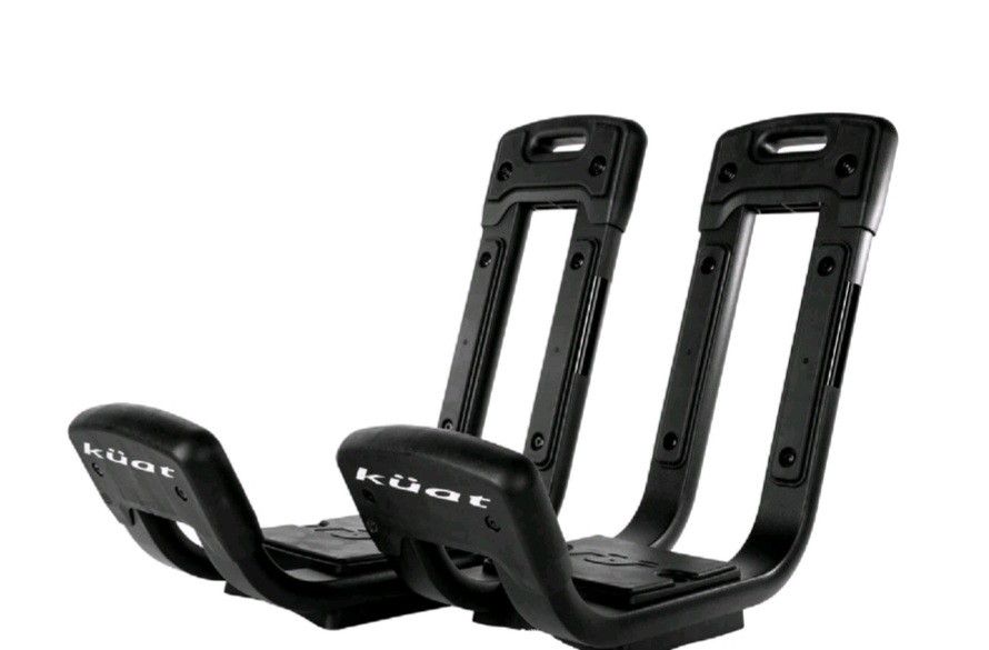 KUAT CLASS 2 BLACK J-STYLE POWDER COATED ROOFTOP KAYAK SYSTEM UNIVERSAL C2R1B