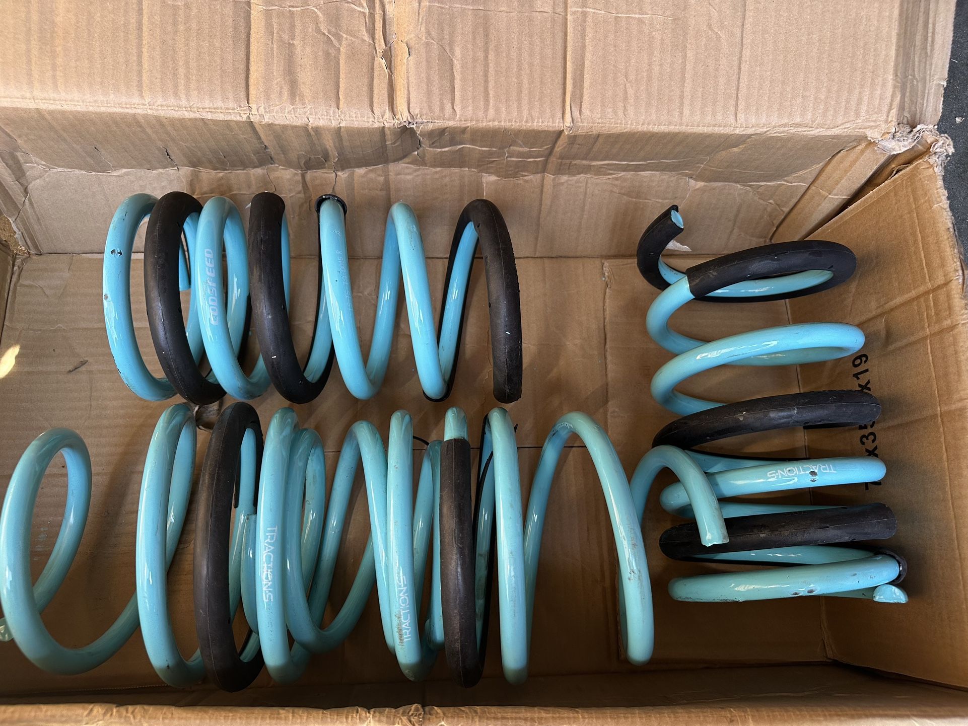 2011 - 2020 Toyota Sienna FWD (XL30) Godspeed Traction-S Performance Lowering Springs - Part # LS-TS-TA-0015