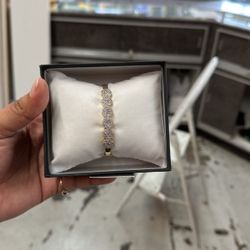Diamond Cuff Bracelet 14k 13.1 Grams 
