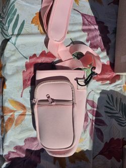 Pink Crossbody Mini Bag with Strap