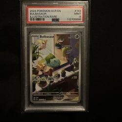 Bulbasuar Illustration Rare Psa 9 Pokemon TCG 