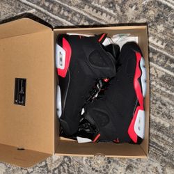 Jordan 6 Retro Infrared Salesman Size 10.5 Men New 