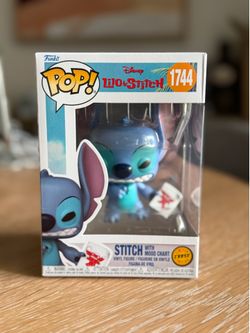Funko Pop Lilo & Stitch Stitch with Mood Chart CHASE #1744 New In Box