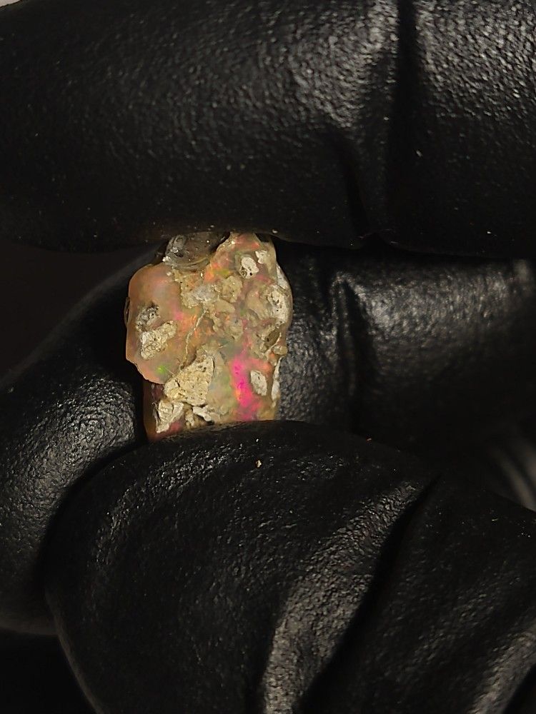 Natural Polished Multicolor Ethiopian Opal