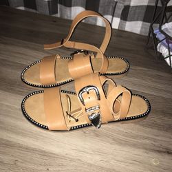 Cute tan sandals