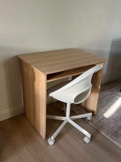 Computer desk and chair