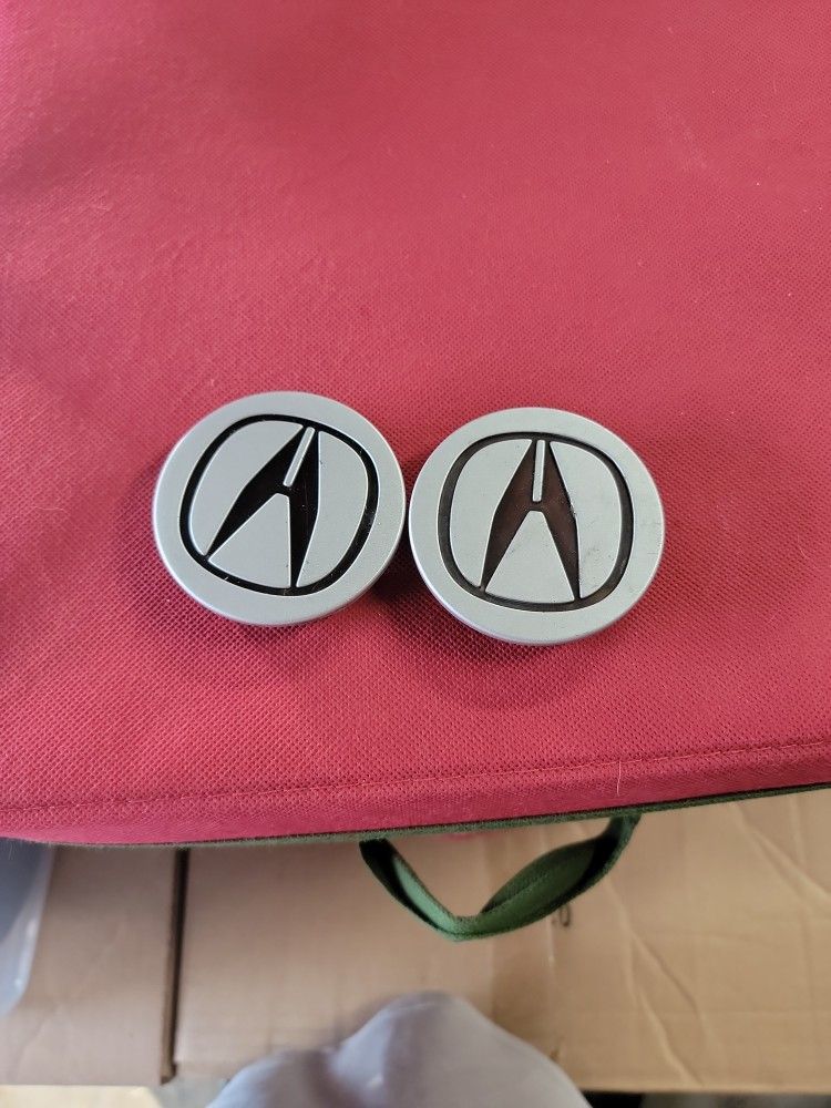 2 Acura MDX OEM Center Caps Hubcaps They Fit First Gen