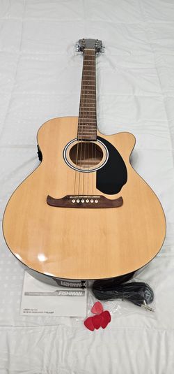 Fender FA-135CE Acoustic-Electric Guitar Bundle $220 OBO