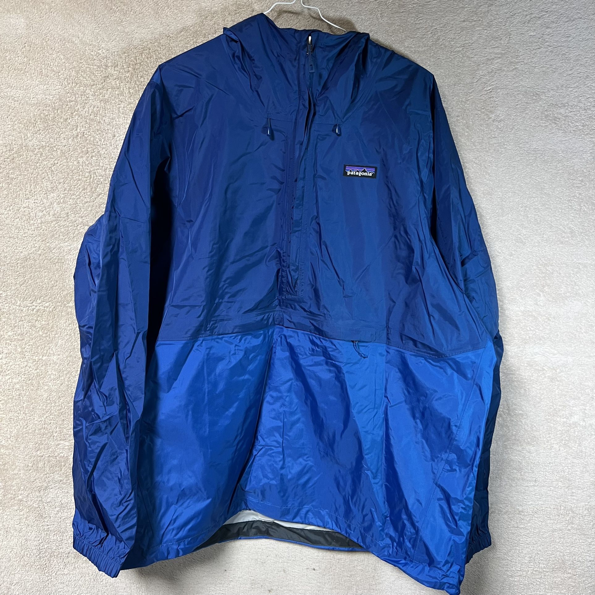 Patagonia Torrentshell Pullover Mens XL Blue Anorak
