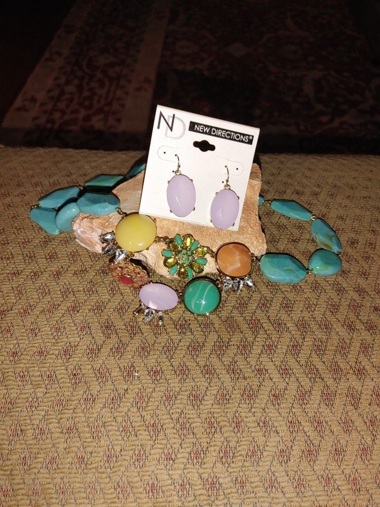 New Directions Necklace/Earrings set