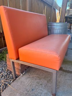 Orange bench