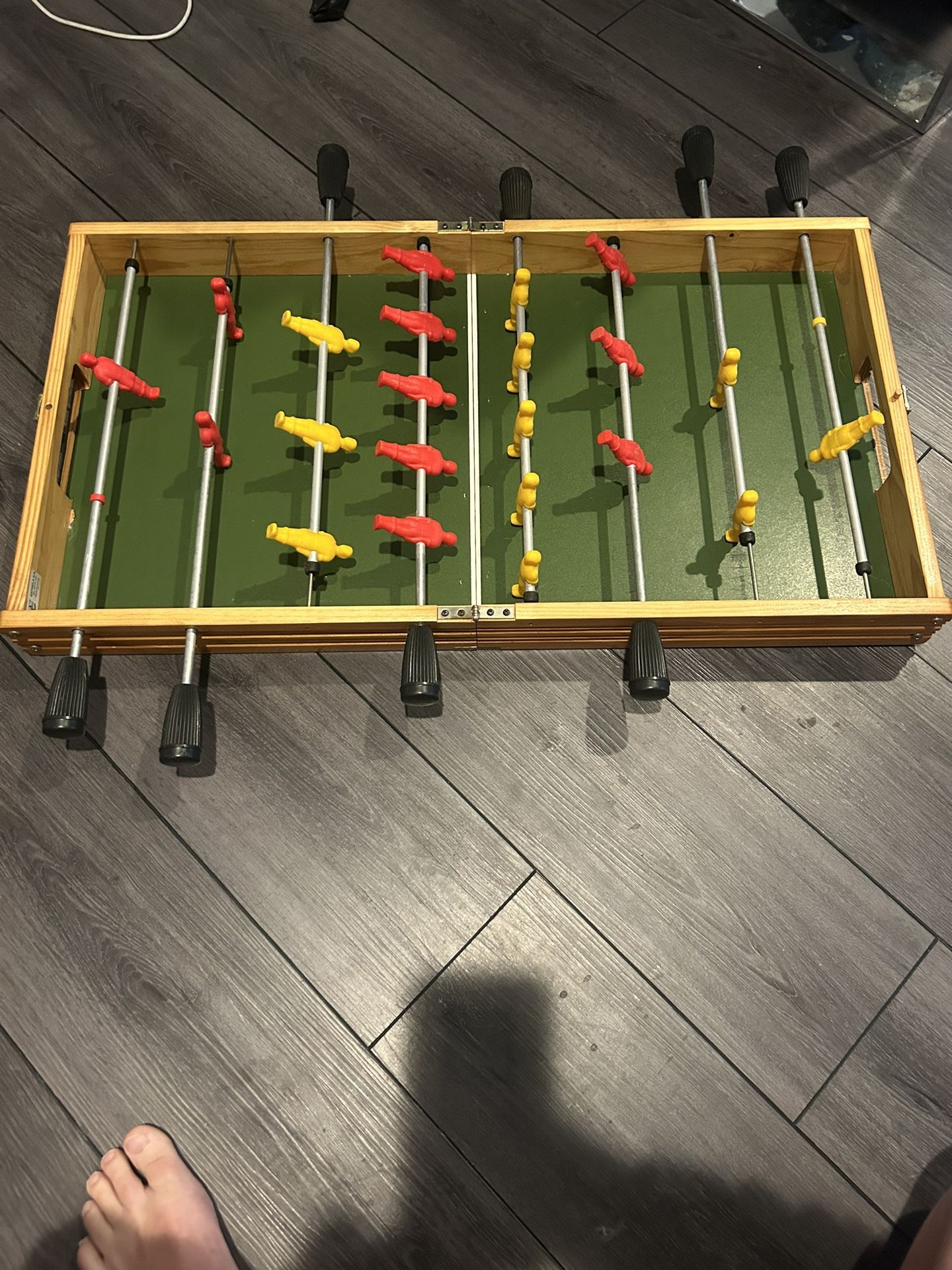 Tabletop Foosball portable fold up