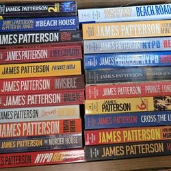 James Patterson Paperbacks, $5 Each