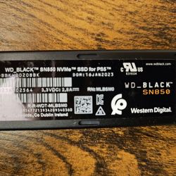 WD SN850 2TB SSD PS5