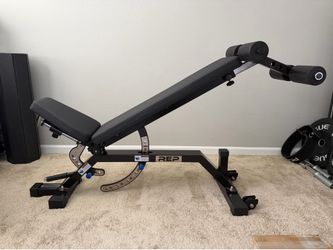 REP Fitness AB-5000 Zero Gap Adjustable Bench + Leg Attachment and Extra Set of Pads