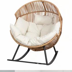 Wicker egg outdoor