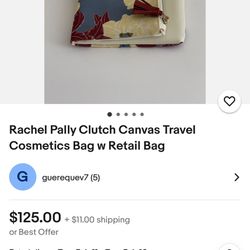 Brand New Rachel Pally Cosmetic Bag