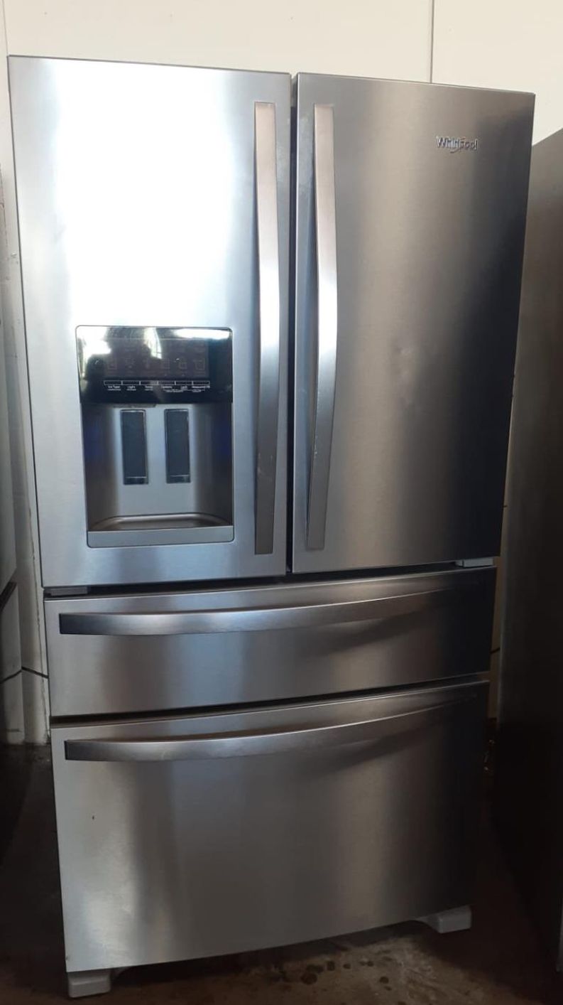 Whirlpool French Door Stainless Steel Refrigerator Fridge