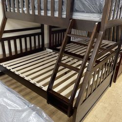 Twin Over Full Bunk Bed On Sale