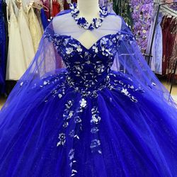Blue Quinceanera Dress 😍💙  