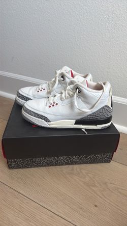 Jordan 3 white cement used