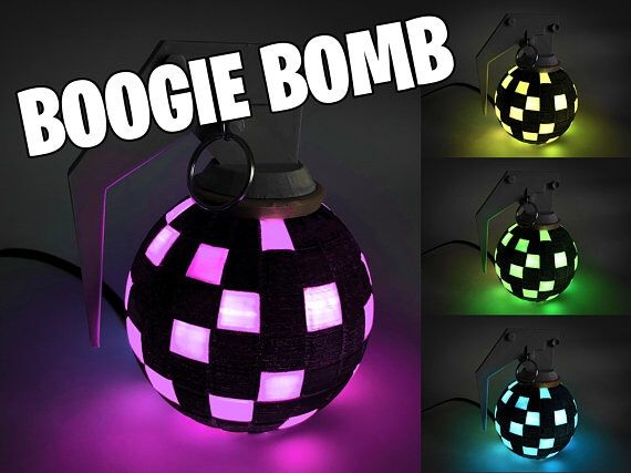 Fortnite Boogie Bomb Battle Royale Light Up Led Desk Prop Fortnite - fortnite boogie bomb battle royale light up led desk prop fortnite game fortnite