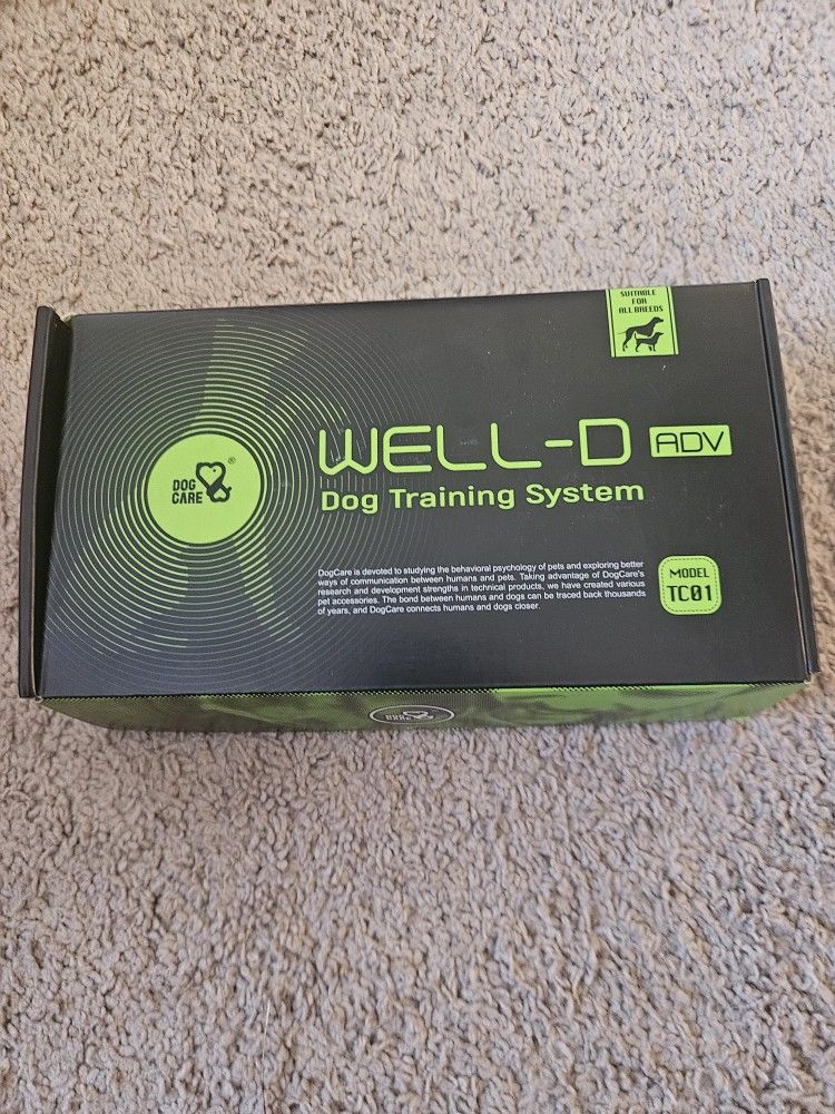 Well -d Dog Traing System Collar And Remote Brand New