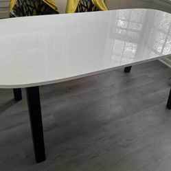 White Top Dining Table