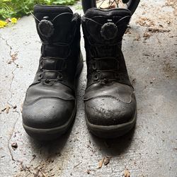steel toe work boots