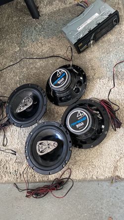 Boss Speakers And Jvc Aftermarket Radio