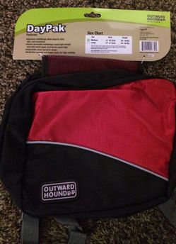 Dog back-pack- medium Brand New
